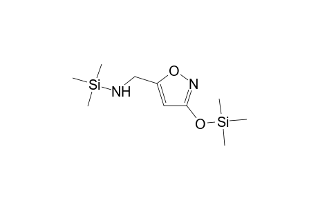 Trimethyl-N-((3-[(trimethylsilyl)oxy]-5-isoxazolyl)methyl)silanamine