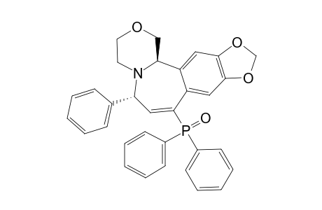 (rel-6R,12bR)-Diphenyl(6-phenyl-3,4,6,13b-tetrahydro-1H-[1,3]dioxolo[4',5':4,5]benzo[c][1,4]oxazino[4,3-a]azepin-8-yl)phosphanoxide