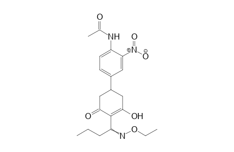 Acetamide, N-[4-[4-[1-(ethoxyimino)butyl]-3-hydroxy-5-oxo-3-cyclohexen-1-yl]-2-nitrophenyl]-