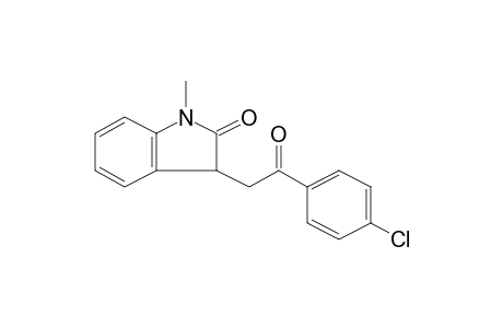 3-[2-(4-Chlorophenyl)-2-oxoethyl]-1-methyl-1,3-dihydro-2H-indol-2-one