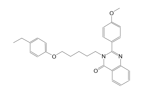 3-[5-(4-ethylphenoxy)pentyl]-2-(4-methoxyphenyl)-4(3H)-quinazolinone