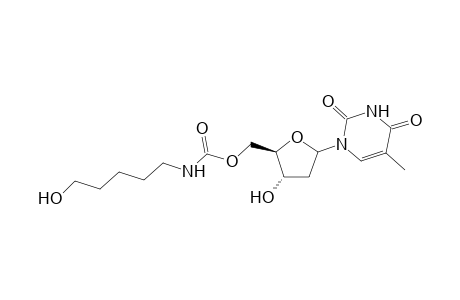 5-O-[N-(Hydroxypentyl)carbamoyl]-1-(2-Ddoxy-.beta.,D-ribofuranosyl)thymine