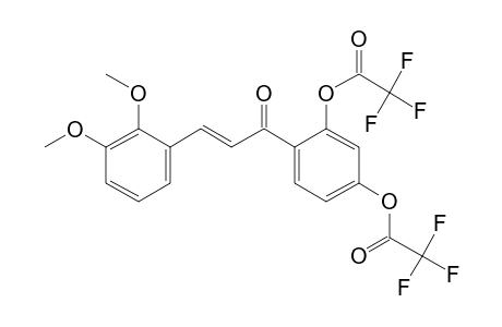 2',4'-Dihydroxy-2,3-dimethoxychalcone, bis(trifluoroacetate)