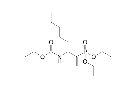Ethyl N-(2-diethoxyphosphoryloct-1-en-3-yl)carbamate