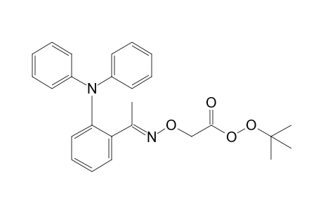 2-[(E)-1-[2-(N-phenylanilino)phenyl]ethylideneamino]oxyethaneperoxoic acid tert-butyl ester
