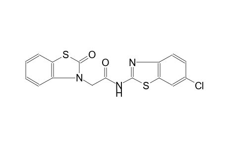 N-(6-chloro-1,3-benzothiazol-2-yl)-2-(2-oxo-1,3-benzothiazol-3(2H)-yl)acetamide