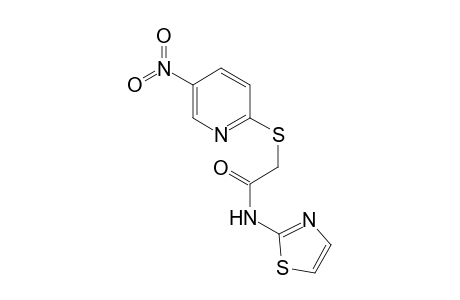 Acetamide, 2-[(5-nitro-2-pyridinyl)thio]-N-(2-thiazolyl)-