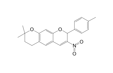 2H,6H-Benzo[1,2-b:5,4-b']dipyran, 7,8-dihydro-8,8-dimethyl-2-(4-methylphenyl)-3-nitro-