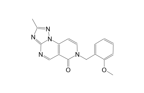 pyrido[3,4-e][1,2,4]triazolo[1,5-a]pyrimidin-6(7H)-one, 7-[(2-methoxyphenyl)methyl]-2-methyl-