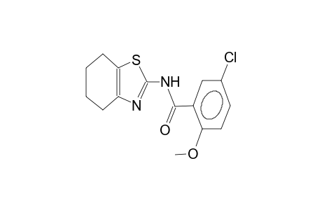 2-(2-methoxy-5-chlorobenzamido)-4,5,6,7-tetrahydrobenzothiazole