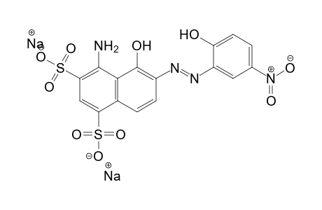 Disodium 4-amino-5-hydroxy-6-[(E)-(2-hydroxy-5-nitrophenyl)diazenyl]naphthalene-1,3-disulfonate