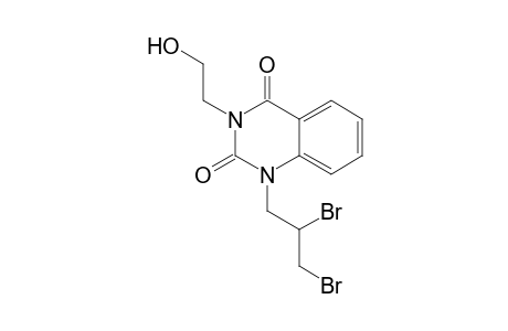 1-(2,3-Dibromopropyl)-3-(2-hydroxyethyl)-1H,3H-quinazoline-2,4-dione