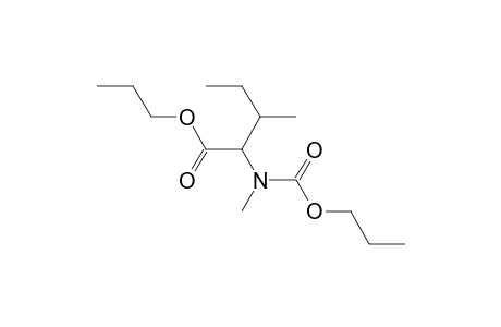 L-Isoleucine, N-methyl-N-(N-propyloxycarbonyl)-, N-propyl ester