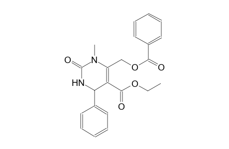 5-pyrimidinecarboxylic acid, 6-[(benzoyloxy)methyl]-1,2,3,4-tetrahydro-1-methyl-2-oxo-4-phenyl-, ethyl ester
