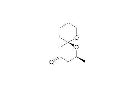 (2S,6R)-2-Methyl-1,7-dioxaspiro[5.5]undecan-4-one