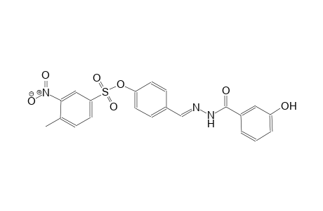 benzoic acid, 3-hydroxy-, 2-[(E)-[4-[[(4-methyl-3-nitrophenyl)sulfonyl]oxy]phenyl]methylidene]hydrazide