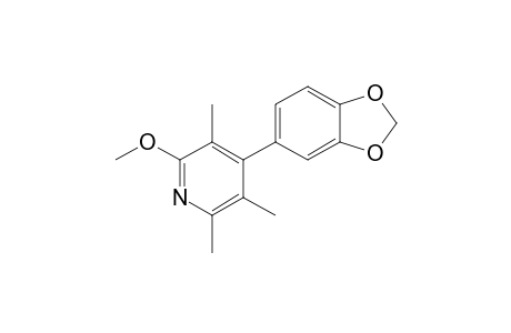 4-(Benzo[d][1,3]dioxol-5-yl)-2-methoxy-3,5,6-trimethylpyridine