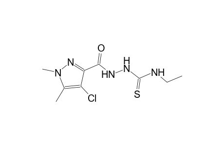 2-[(4-chloro-1,5-dimethyl-1H-pyrazol-3-yl)carbonyl]-N-ethylhydrazinecarbothioamide