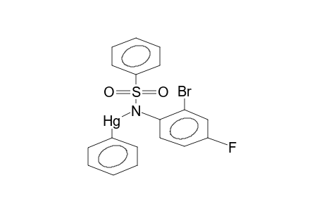 PHENYL[N-(2-BROMO-4-FLUOROPHENYL)-N-PHENYLSULPHONYLAMIDO]MERCURY