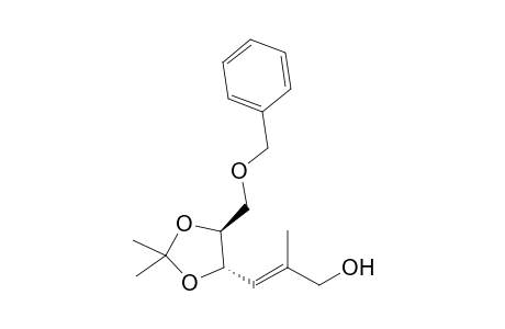 (2E,4S,5S)-1-Hydroxy-2-methyl-4,5-O-isopropylidene-6-benzyloxy-4,5-hex-2-enediol