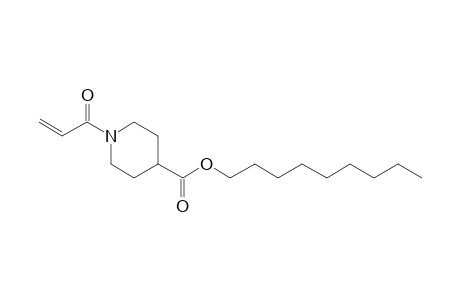 Isonipecotic acid, N-acryloyl-, nonyl ester