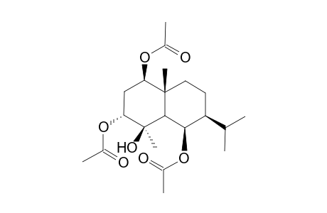 1.beta.,3.alpha.,6.beta.-Triacetoxy-4.beta-hydroxy-eudesmane