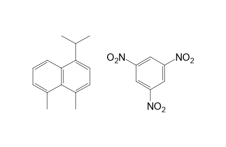 4,5-dimethyl-1-isopropylnaphthalene, compound with 1,3,5-trinitrobenzene