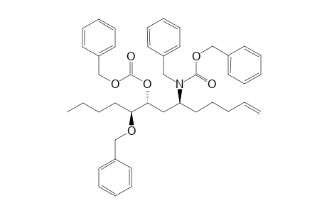 [5S,6R,8S]-8-[N-Benzyl-N-[(benzyloxy)carbonyl]amino]-5-(benzyloxy)-6-[(benzyloxy)carbonyl]oxy]-12-tridecene