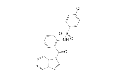 N-(2-(1H-indole-1-carbonyl)phenyl)-4-chlorobenzenesulfonamide