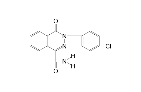 3-(p-CHLOROPHENYL)-3,4-DIHYDRO-4-OXO-1-PHTHALAZINECARBOXAMIDE
