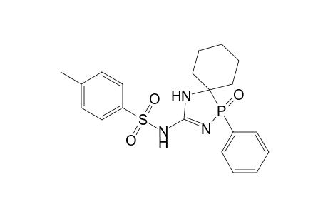 2-(p-Toluenesulfonic)-4-phenyl-5,5-(pentamethylene)-4,5-dihydro-1H-(1,3,4)-diazaphosphole - oxide