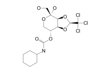 (R)-5-O-CYCLOHEXYL-CARBAMOYL-3,4-O-(2,2,2-TRICHLORO-ETHYLIDENE)-ALPHA-D-TAGATOPYRANOSE