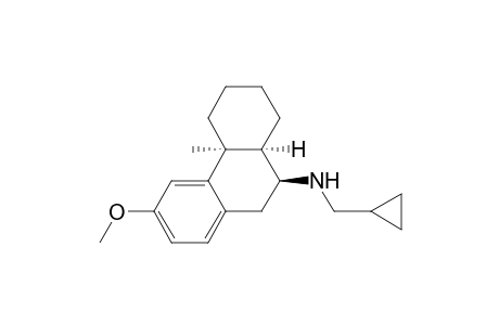 9-Phenanthrenamine, N-(cyclopropylmethyl)-4b,5,6,7,8,8a,9,10-octahydro-3-methoxy-4b-methyl-, (4b.alpha.,8a.alpha.,9.beta.)-(.+-.)-