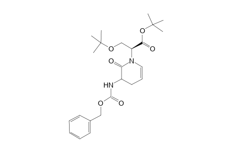(.alpha.S,3RS)-N-[2-tert-Butoxy-1-(tert-butoxycarbonyl)ethyl]-3-benzyloxycarbonylamino-.delta.(5)-pioeridin-2-one