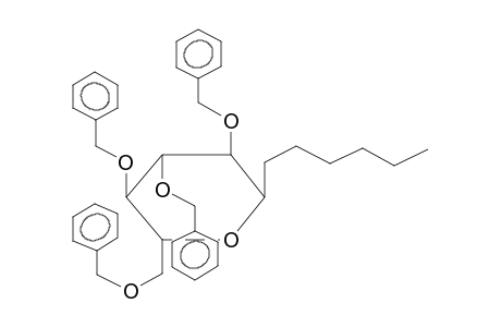 1-DEOXY-1-C-HEXYL-2,3,4,6-TETRA-O-BENZYL-ALPHA-D-GLUCOPYRANOSE