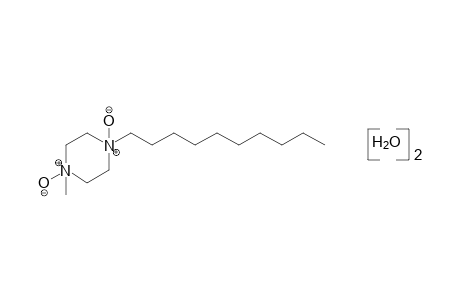 1-decyl-4-methylpiperazine, 1,4-dioxide, dihydrate