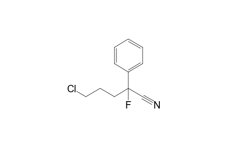 5-Chloro-2-fluoro-2-phenylpentanenitrile