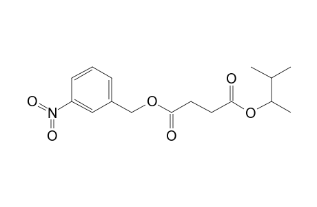 Succinic acid, 3-methylbut-2-yl 3-nitrobenzyl ester