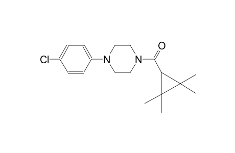 1-(4-chlorophenyl)-4-[(2,2,3,3-tetramethylcyclopropyl)carbonyl]piperazine