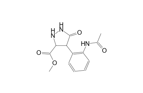 methyl 4-[2-(acetylamino)phenyl]-5-oxo-3-pyrazolidinecarboxylate