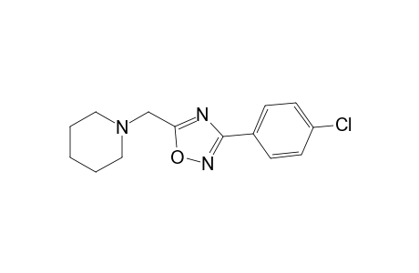 3-(p-chlorophenyl)-5-(piperidinomethyl)-1,2,4-oxadiazole