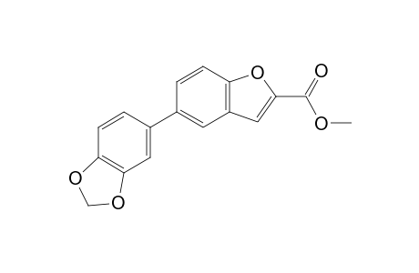 Methyl 5-(3,4-methylenedioxyphenyl)benzofuran-2-carboxylate