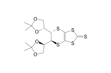 (5S,6S)-5,6-bis[(4'R)-2',2'-Dimethyl-1',3'-dioxolan-4'-yl]-5,6-dihydro-1,3-dithiolo[4,5-b]-1,4-dithiin-2-thione