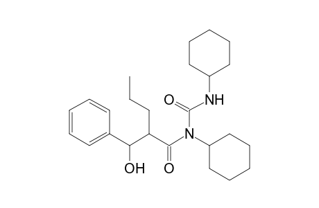 N-[(Cyclohexylamino)carbonyl]-N-cyclohexyl-2-propyl-3-hydroxy-3-phenylpropanamide