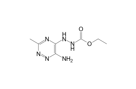 6-Amino-5-(N2-ethoxycarbonylhydrazino)-3-methyl-1,2,4-triazine