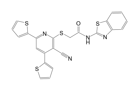 acetamide, N-(2-benzothiazolyl)-2-[[3-cyano-4,6-di(2-thienyl)-2-pyridinyl]thio]-