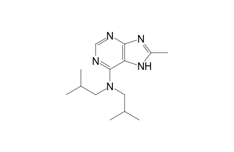 N,N-diisobutyl-8-methyladenine