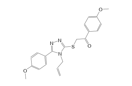 2-{[4-allyl-5-(4-methoxyphenyl)-4H-1,2,4-triazol-3-yl]sulfanyl}-1-(4-methoxyphenyl)ethanone