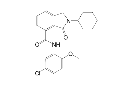 1H-isoindole-4-carboxamide, N-(5-chloro-2-methoxyphenyl)-2-cyclohexyl-2,3-dihydro-3-oxo-