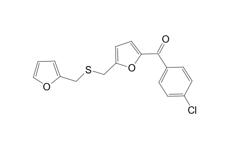 Methanone, (4-chlorophenyl)[5-[[(2-furanylmethyl)thio]methyl]-2-furanyl]-